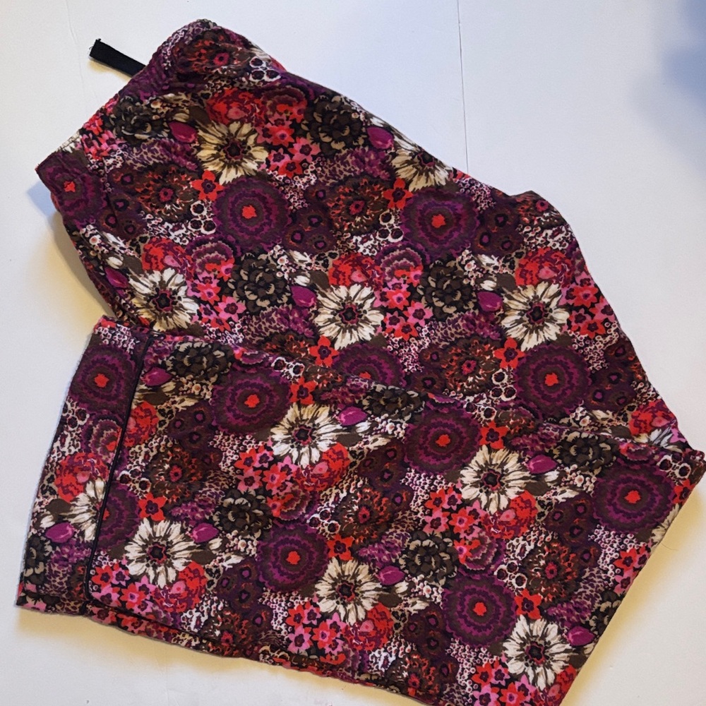 Vera Bradley | Purple Floral Multi Colored Pants | Loungewear | Travel Vacation